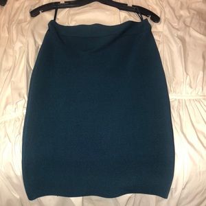 Moroccan Blue BCBG Maxazria Bandage Skirt